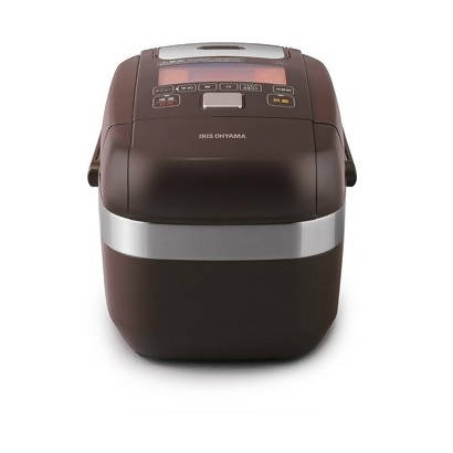 Iris Ohyama RC-PH30-T Pressure IH (Induction Heating) Rice Cooker – 5.5 Go  Capacity – Brown