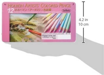 Holbein Artists' 12 Oil-Based Pastel Colored Pencils for All Ages and Skill  Levels 
