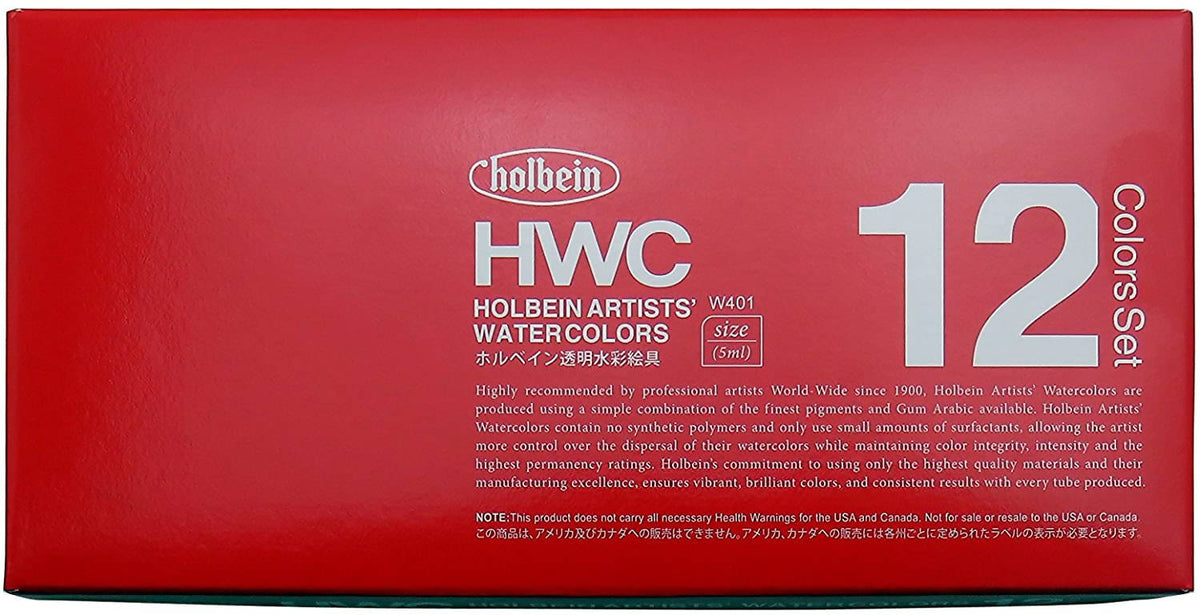 HOLBEIN Artists' Watercolors - Set of 48 5ml Tubes - W409 003409 – Allegro  Japan