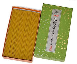Koyasan Daishido Japanese Real Sandalwood Incense Sticks – Approximately 290 Sticks