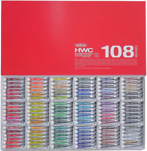 HOLBEIN Artists' Watercolors - Set of 108 5ml Tubes - All Color Set W422 003422