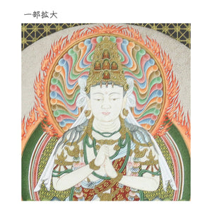Japanese Buddhist Art Print – Shikishi Paper – Dainichi Nyorai