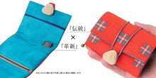 Load image into Gallery viewer, Mihotoke Buddhist Wallet – Red – Handcrafted in Kamakura, Japan