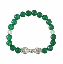 Load image into Gallery viewer, Japanese Buddhist Jade and Crystal Vajra Bracelet