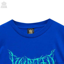 Load image into Gallery viewer, LISTEN FLAVOR Haunted Castle Mega T-Shirt – Big – Blue – Straight Outta Harajuku
