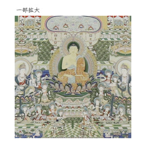 Japanese Buddhist Art Print – Shikishi Paper – Mandala of the Pure Land