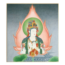 Load image into Gallery viewer, Japanese Buddhist Art Print – Shikishi Paper – Mahasthamaprapta (Seishi) Bodhisattva