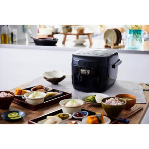 Iris Ohyama RC-PD50-B Pressure IH (Induction Heating) Rice Cooker – 5.5 Go Capacity – Black