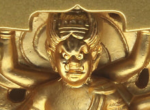 Load image into Gallery viewer, Takaoka Gold-Plated Buddhist Statue – Ucchusma Myo – 10.3 cm