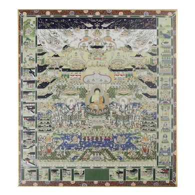 Japanese Buddhist Art Print – Shikishi Paper – Mandala of the Pure Land
