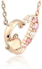 Load image into Gallery viewer, J-PLUS Rilakkuma Sweetheart Pendant in Pink Gold