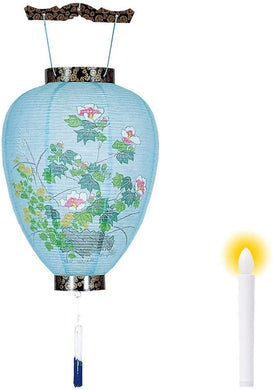 TAKITA SHOTEN Japanese Obon Paper Lantern – LED Candle – Handmade in Kyoto