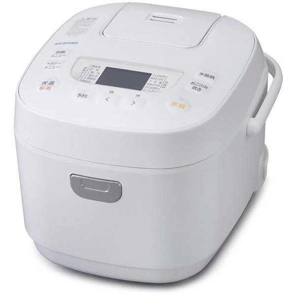 Iris Ohyama RC-ME50-W Microcomputer Rice Cooker – 5.5 Go Capacity