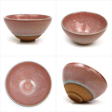 Load image into Gallery viewer, Houkouen Matcha Tea Ceremony 6-Piece Set – Red Sakura Tenmoku Chawan (Tea Bowl)