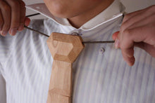 Load image into Gallery viewer, NOKUTIE Japanese Walnut Tree Flexible Wood Necktie – Handmade – New Japanese Invention Featured on NHK TV!