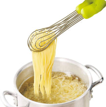Load image into Gallery viewer, NOJIJI Pasta Whisk Tongs – Green 26cm – New Japanese Invention Featured on NHK TV!