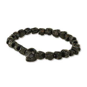 Japanese Buddhist Black Onyx Bracelet