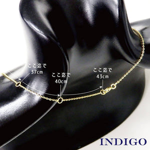 INDIGO Japanese Unisex Star of David Necklace – 18K Gold Coated Sterling Silver & White Gold Zirconia