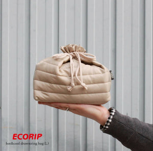 padou Ecorip Drawstring Cooling Bag – Brown – Made from Recycled Materials