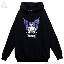 Load image into Gallery viewer, LISTEN FLAVOR Kuromi Chan Casual Hoodie - Straight Outta Harajuku