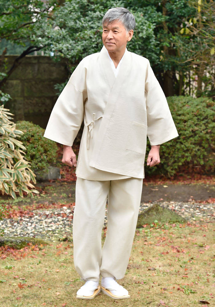 Japanese Zen Buddhist Monk Men's Work Clothing – Enshu Shijira Samue – –  Allegro Japan