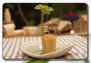 Kurukuru Kenzan Thin Wood Flower Arrangement Set – New Japanese Invention Featured on NHK TV!