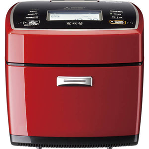 Mitsubishi NJ-VXB10-R IH (Induction Heating) Variable Ultrasonic Rice Cooker – 5.5 Go Capacity – Crimson