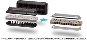 SUZUKI Shinobix 10-Hole Harmonica with Silencer SNB-20 – Cut Volume 80% - Great for Practice Environments