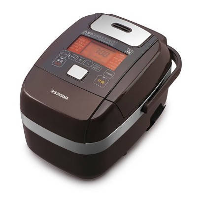 Iris Ohyama RC-PH30-T Pressure IH (Induction Heating) Rice Cooker – 5.5 Go  Capacity – Brown