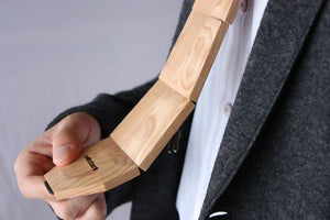 NOKUTIE Japanese Sakura Tree Flexible Wood Necktie – Handmade – New Japanese Invention Featured on NHK TV!