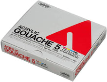 Load image into Gallery viewer, Holbein Acrylic (Acryla) Gouache Basic 5 Color Set - 20ml Tubes - D421 (No. 6) 007421