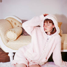 Load image into Gallery viewer, Romantic Princess (Romapri) Frilled Hoodie &amp; Shorts Pajamas – 2 Piece Set