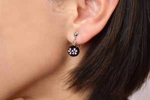 Shell Lacquer (Raden) Earrings – Sakura Small – Pink – Special Offer!
