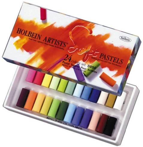 Holbein Artists’ Soft Pastels 24 Color Set – S950