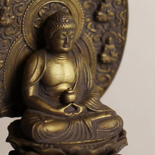 Load image into Gallery viewer, Takaoka Antique-Style Buddha Statue – Yakushi Nyorai – 18 cm