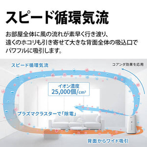 Sharp KI-LS70-W Plasma Cluster 25000 High Grade Air Purifier & Humidifier – Most Recent Model – 16 Tatami Area - White