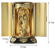 Load image into Gallery viewer, Takaoka Gold-Plated Buddha Statue – Amida Nyorai – 9.7 cm