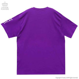 LISTEN FLAVOR The Moon’s Suggestion Tarot Mega T-Shirt – Big – Purple – Straight Outta Harajuku