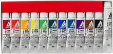 Load image into Gallery viewer, Holbein Acrylic (Acryla) Gouache HACHI 12 Color Set - 8ml Tubes - D402 007402