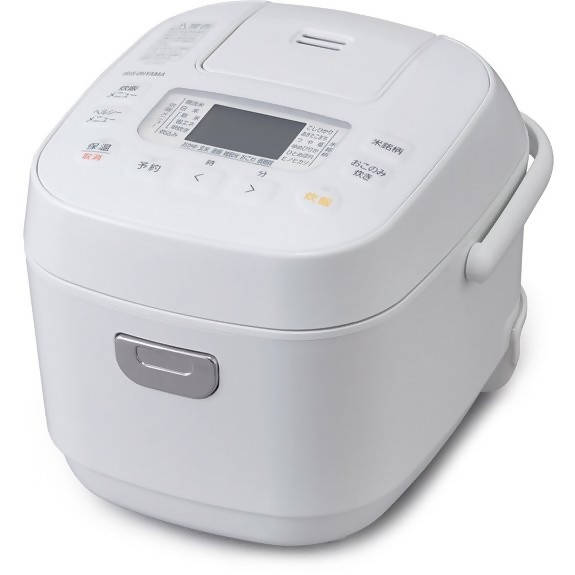 Iris Ohyama RC-ME30-W Microcomputer Rice Cooker – 3 Go Capacity – White