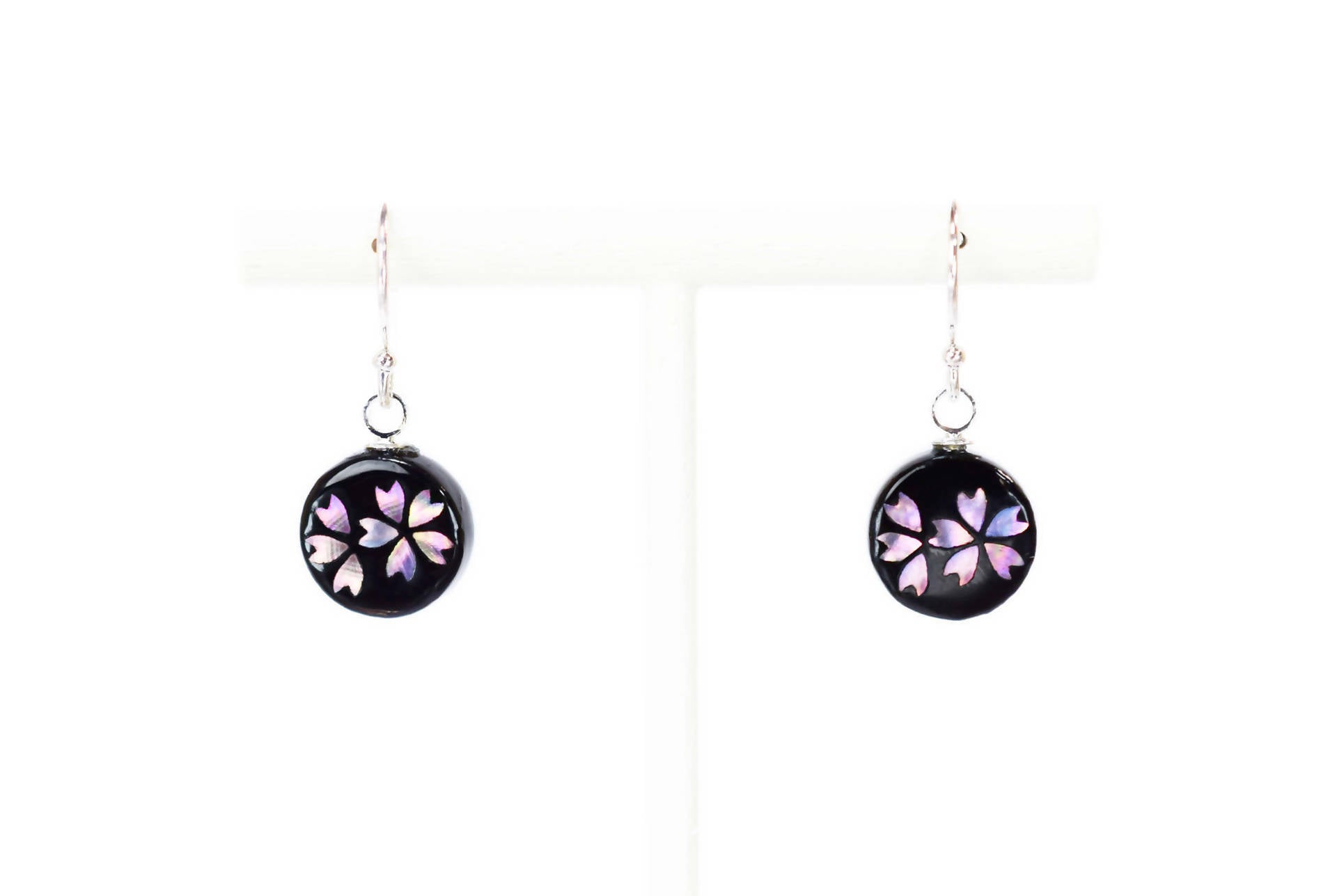 Shell Lacquer (Raden) Earrings – Sakura Small – Pink – Special Offer!