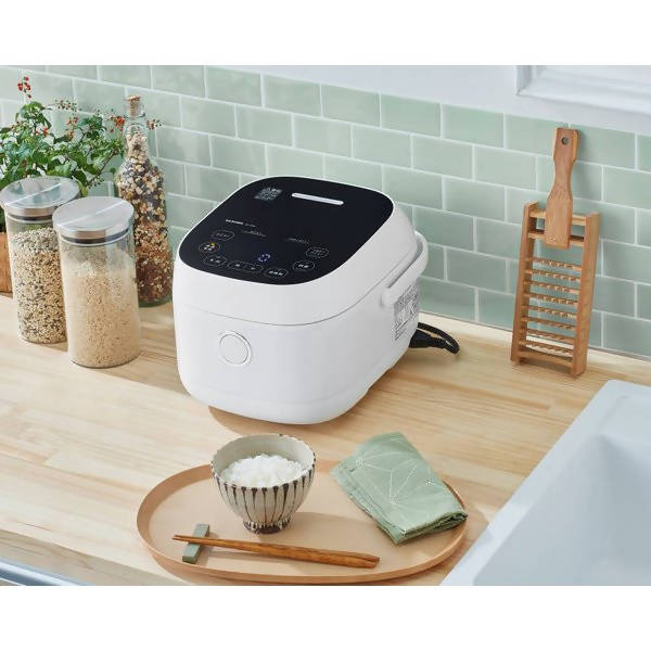 Iris Ohyama RC-IL50-H Rice Cooker, 5.5 Go, IH Type, Design Type, 50 Brand  Cooking Function, Extra-thick Fire Pot, Healthy Menu, Low Temperature