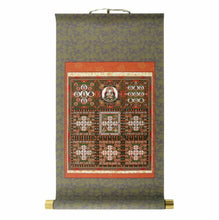 Load image into Gallery viewer, Japanese Buddhist Mikkyō Scroll – Kongōkai Mandala – Small