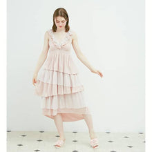 Load image into Gallery viewer, Romantic Princess (Romapri) Tiered-Frill Fishtail Dress Pajamas