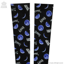 Load image into Gallery viewer, LISTEN FLAVOR Metal Moon Knee High – One Size – Black – Straight Outta Harajuku