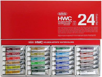 HOLBEIN Artist's Watercolors Set of 24 5ml Tubes