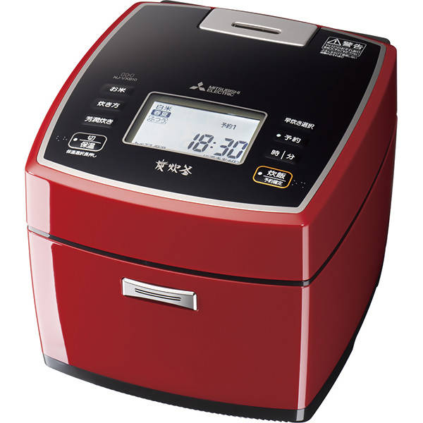 Mitsubishi NJ-VXB10-R IH (Induction Heating) Variable Ultrasonic Rice  Cooker – 5.5 Go Capacity – Crimson