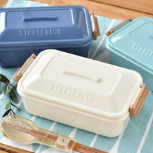 Load image into Gallery viewer, Sabu Stapledish Antibacterial Japanese Bento Lunch Box – Blue