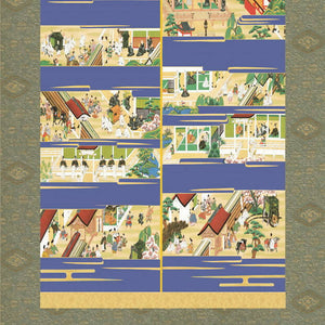 Traditional Japanese Buddhist Hanging Scroll - Shinran Shonin's Illustrated Biography - A Traditional Buddhist Painting Masterpiece Series by Yamamura Kanmine