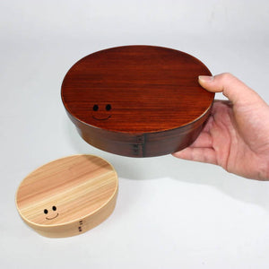 Magewappa-kun Traditional Natural-Finish Cedar Wood Lunch Bento Box